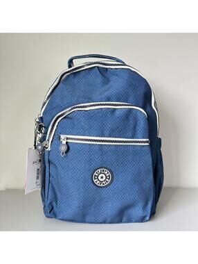 Kipling Seoul Small Tablet Backpack in Endless Blue NWT